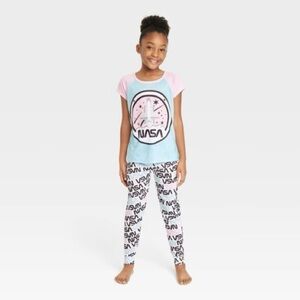 Kids Pajamas Set - Pink and Blue nasa 🚀